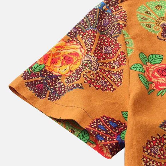 Men's Fashionable Hawaiian Style Shirt - Picture 5 of 5